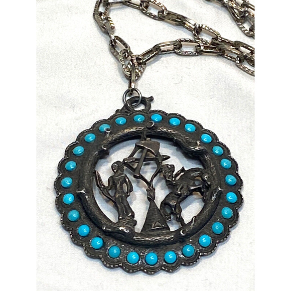 Vintage 1970's Native Pride Necklace - Picture 1 of 6